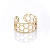 Bague Alvéa dorée
