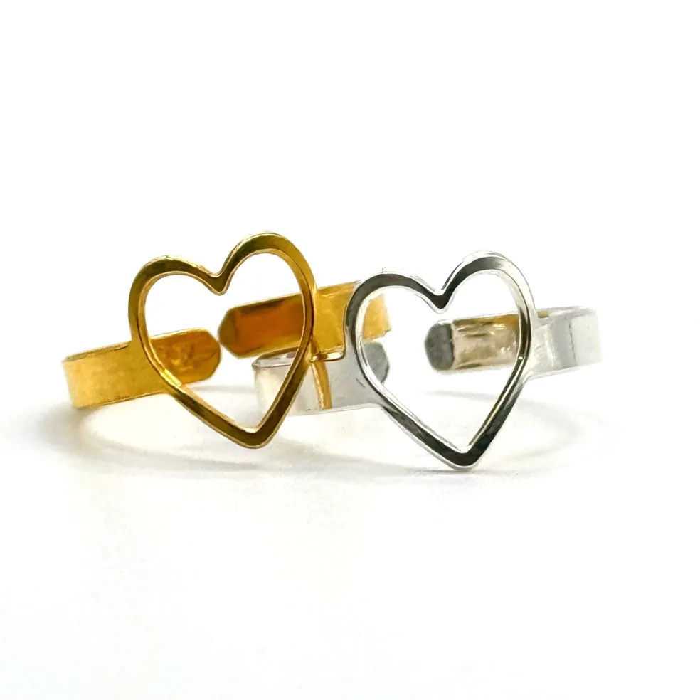 Bague Love dorée