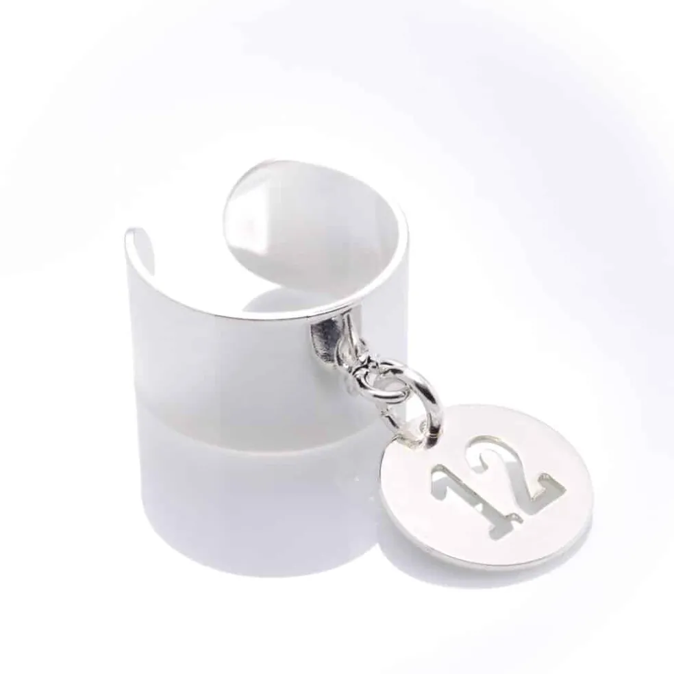 Bague Zig Zag coeur doré