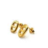 Boucles maille dorées