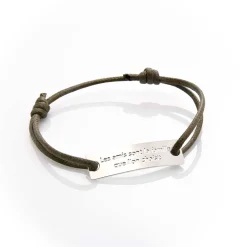 Bracelet amitié argenté