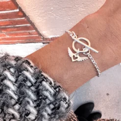 Bracelet chaîne fine Angel "lou"