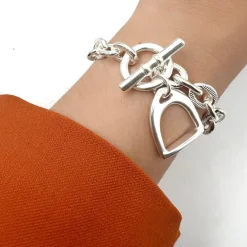 Bracelet chaîne fine Cruz "Lou"