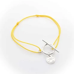Bracelet fin doré coeur "Lou"