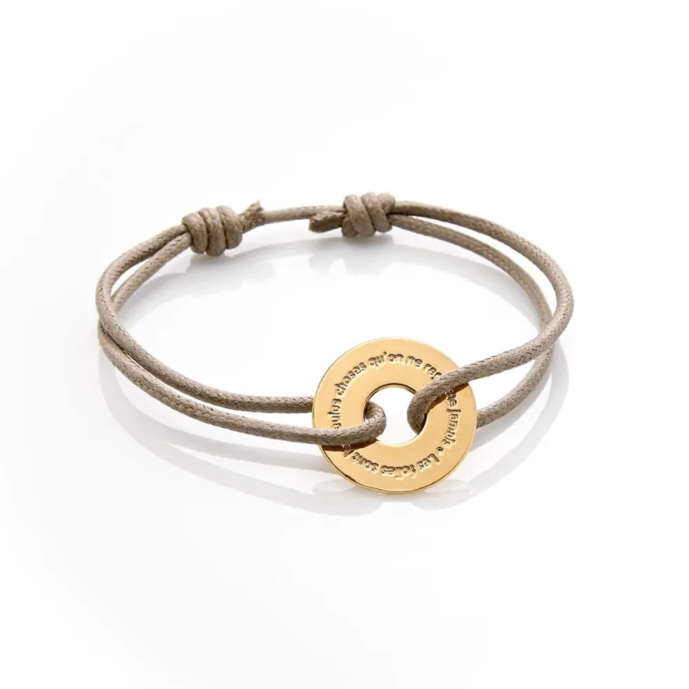 Bracelet les folies doré