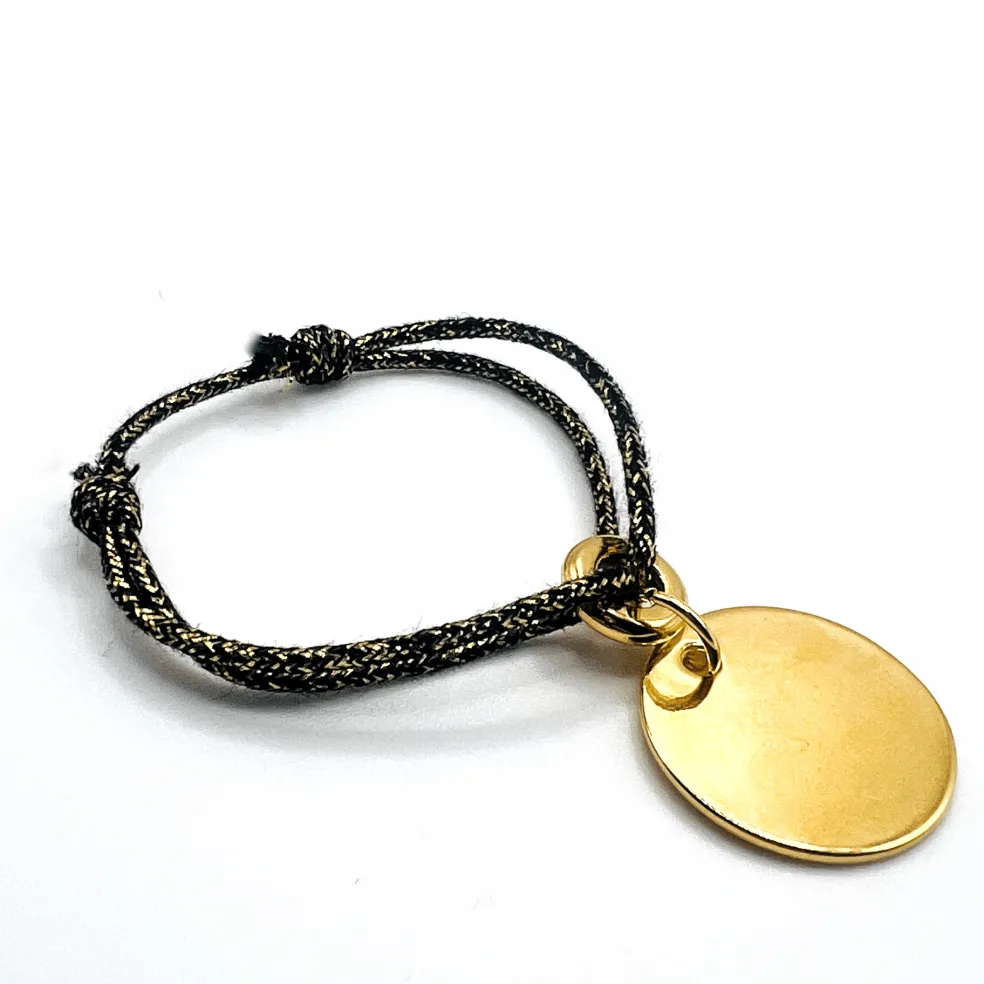 Bracelet Liv doré médaille