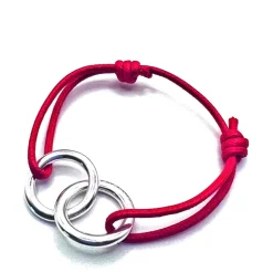 Bracelet plaque martelée