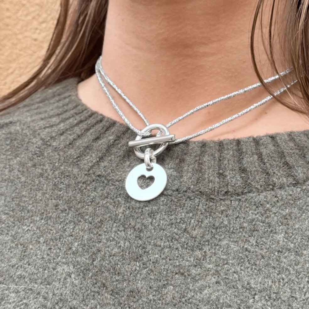 Collier attache coeur GM
