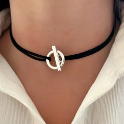 Collier attache "Pain au chocolat"