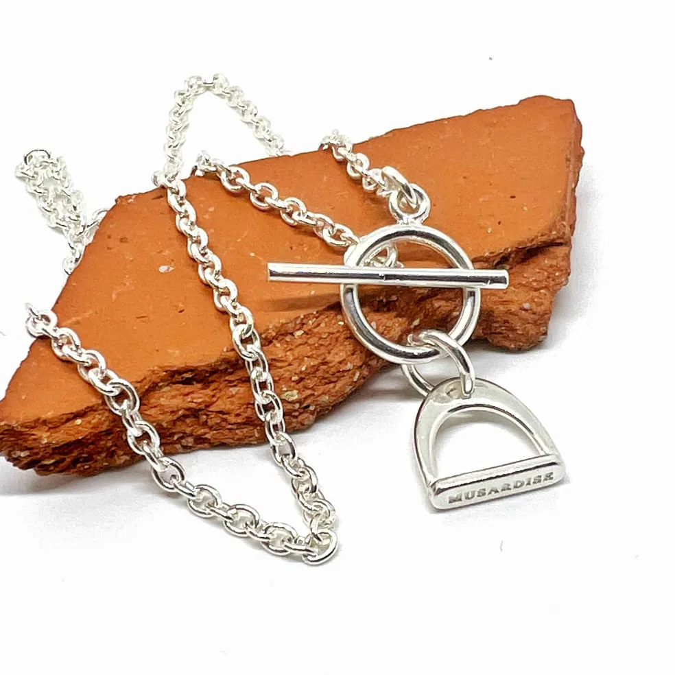 Collier chaîne fine Étrier "Lou"